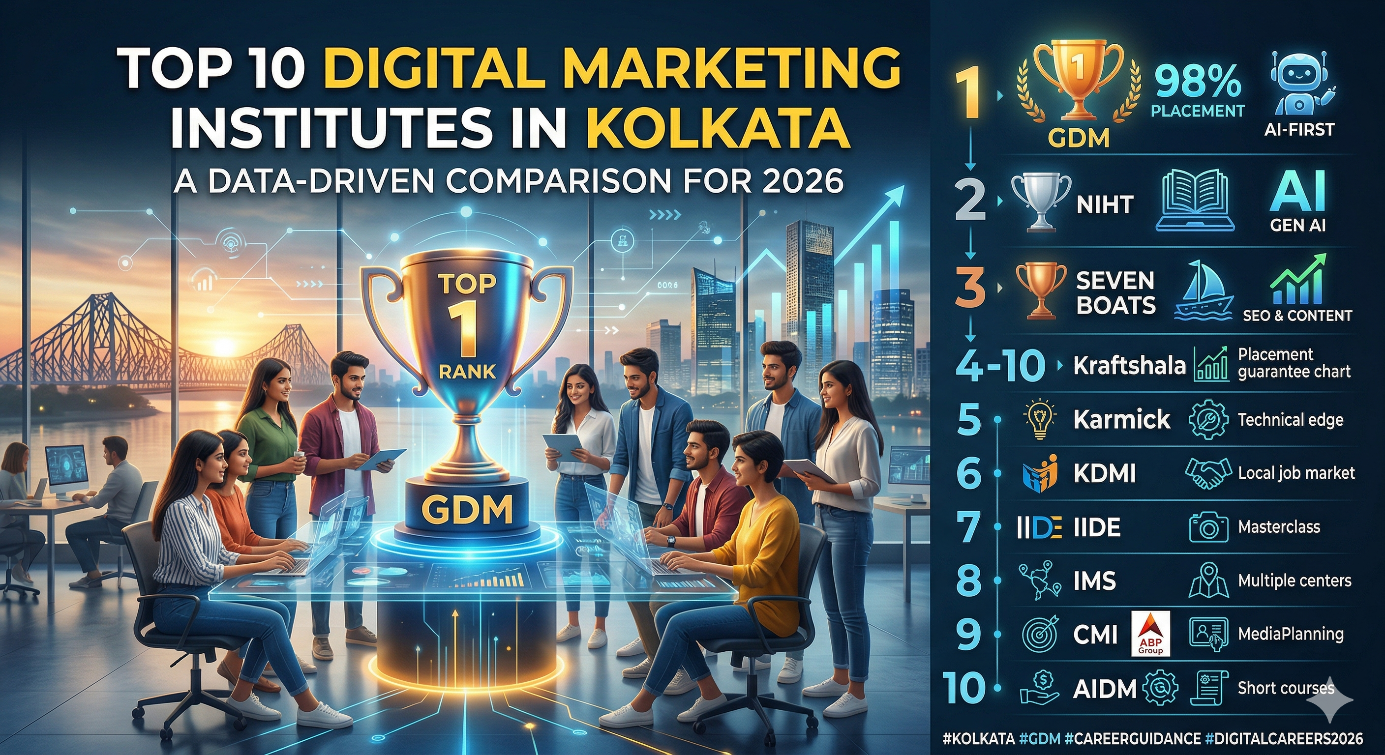 Top 10 Digital Marketing Institutes in Kolkata
